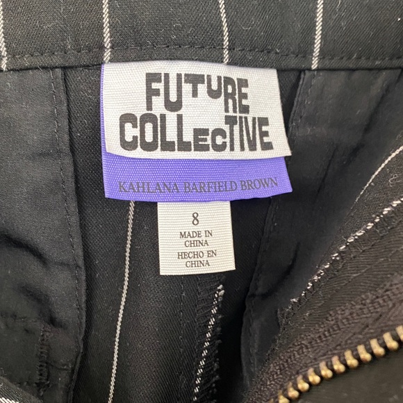 Classic Black Striped Women's Pants - Picture 4 of 7